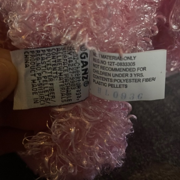 WEBKINZ Ganz Pink Poodle HM107 like new w/hang & but tag no active code - Picture 12 of 16